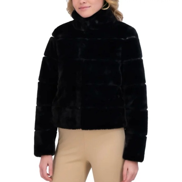 Karl Lagerfeld Women's Faux Fur Jacket - Picture 5 of 16